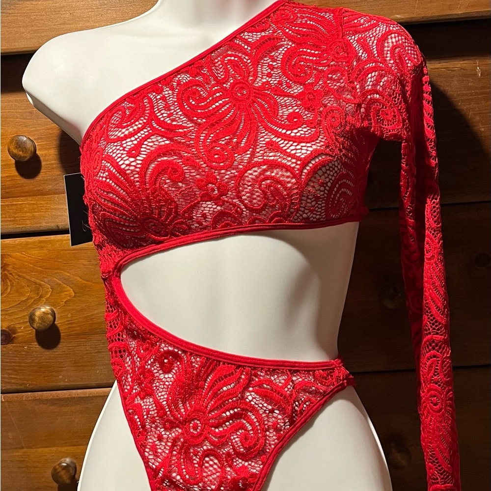 Red lace